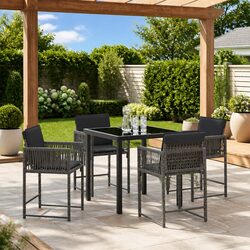 Concise Overview: 5-Piece Outdoor Dining Set