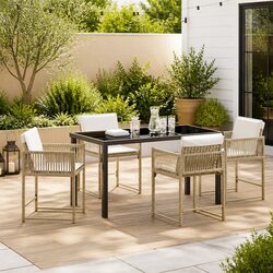 Compact Outdoor Dining Set for Easy Assembly