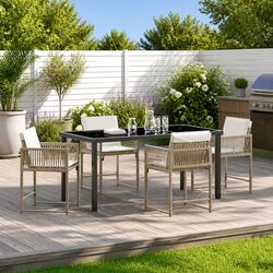 Your Go-To 5-Piece Outdoor Dining Set Awaits!