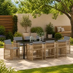 9 Piece Outdoor Dining Set - Perfect for Any Space