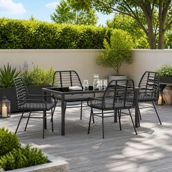 Concise and Stylish 5-Piece Patio Dining Set