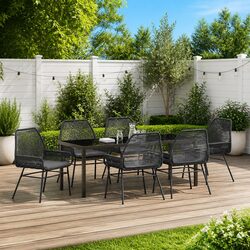 Enjoy Your Outdoor Meals with This 7 Piece Set