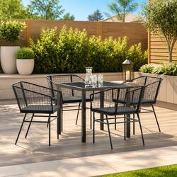 Your Ideal Outdoor Dining Solution: 5-Piece Set
