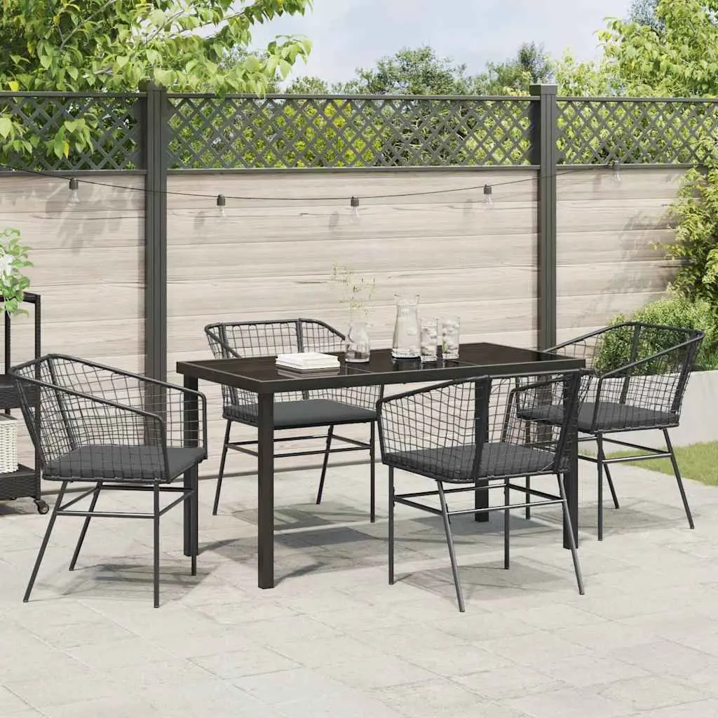 Black Garden Dining Set