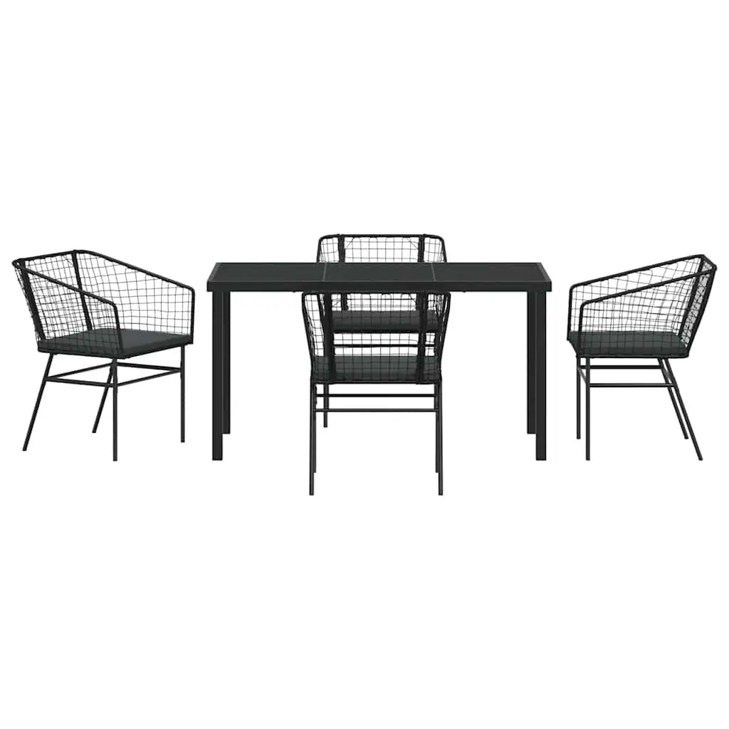 Black Garden Dining Set