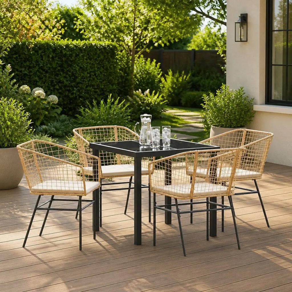 5 Piece Garden Dining Set