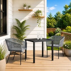 Compact Garden Dining Set with Modern Style
