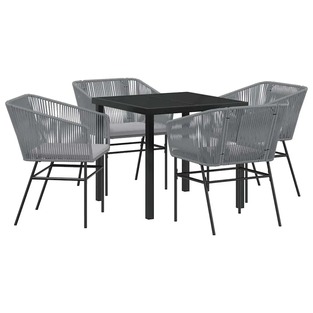 5 Piece Garden Dining Set for Outdoor Use