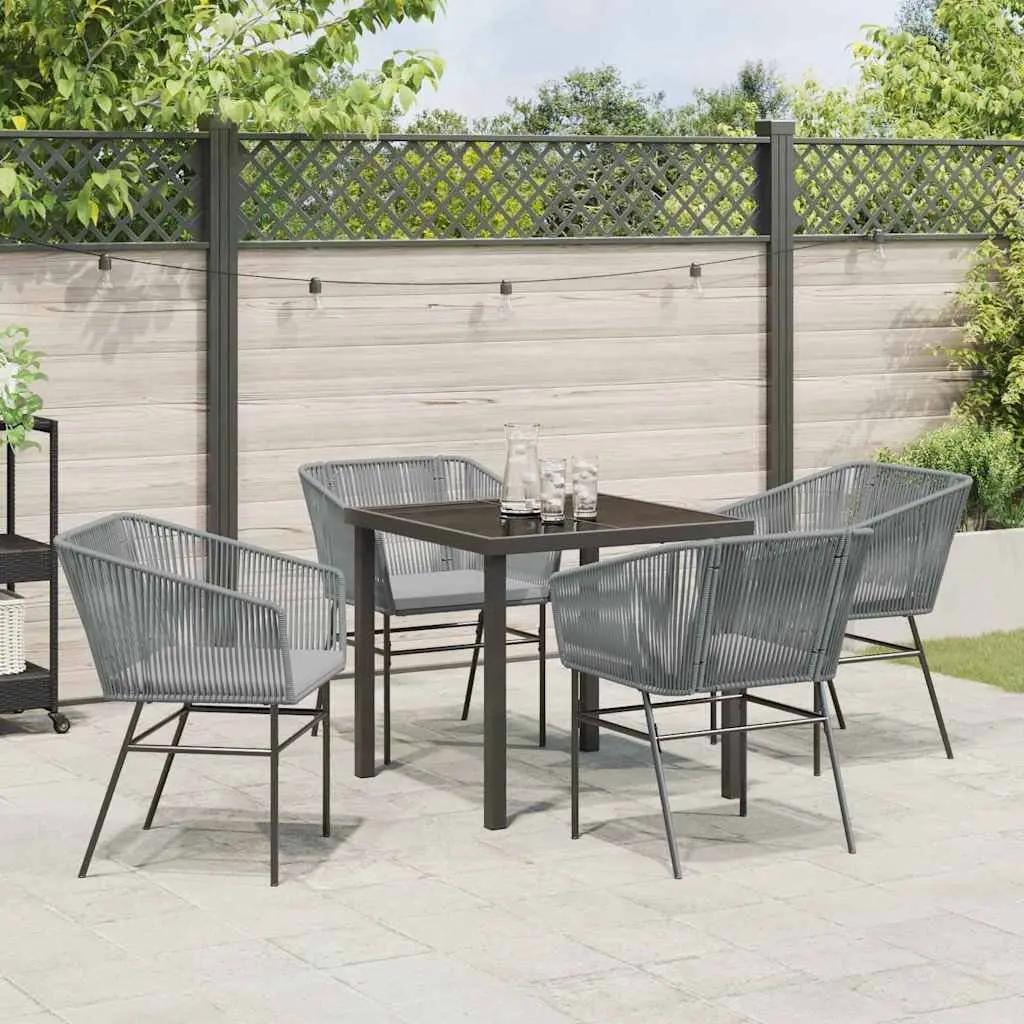 5 Piece Garden Dining Set for Outdoor Use