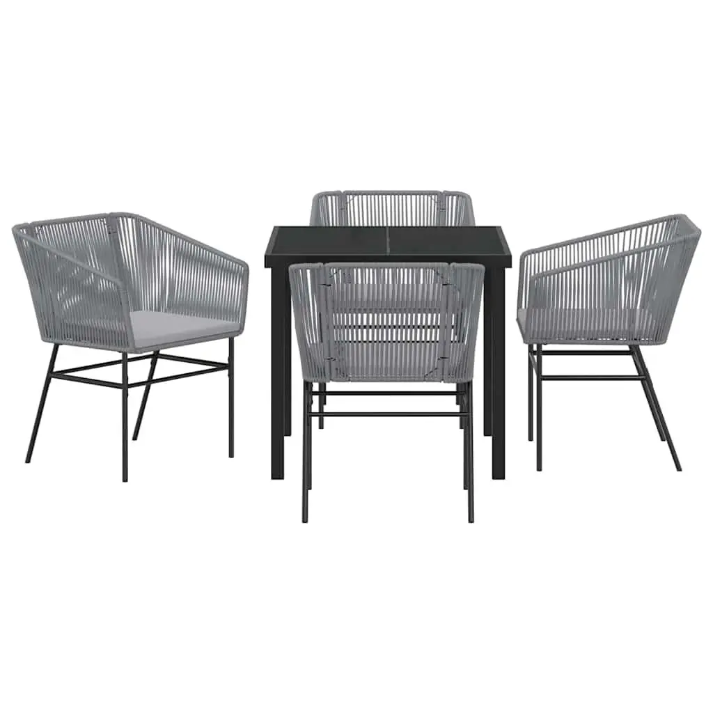 5 Piece Garden Dining Set for Outdoor Use