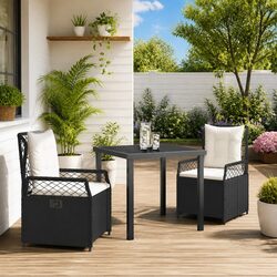 Compact 3-Piece Outdoor Dining Set for Any Space