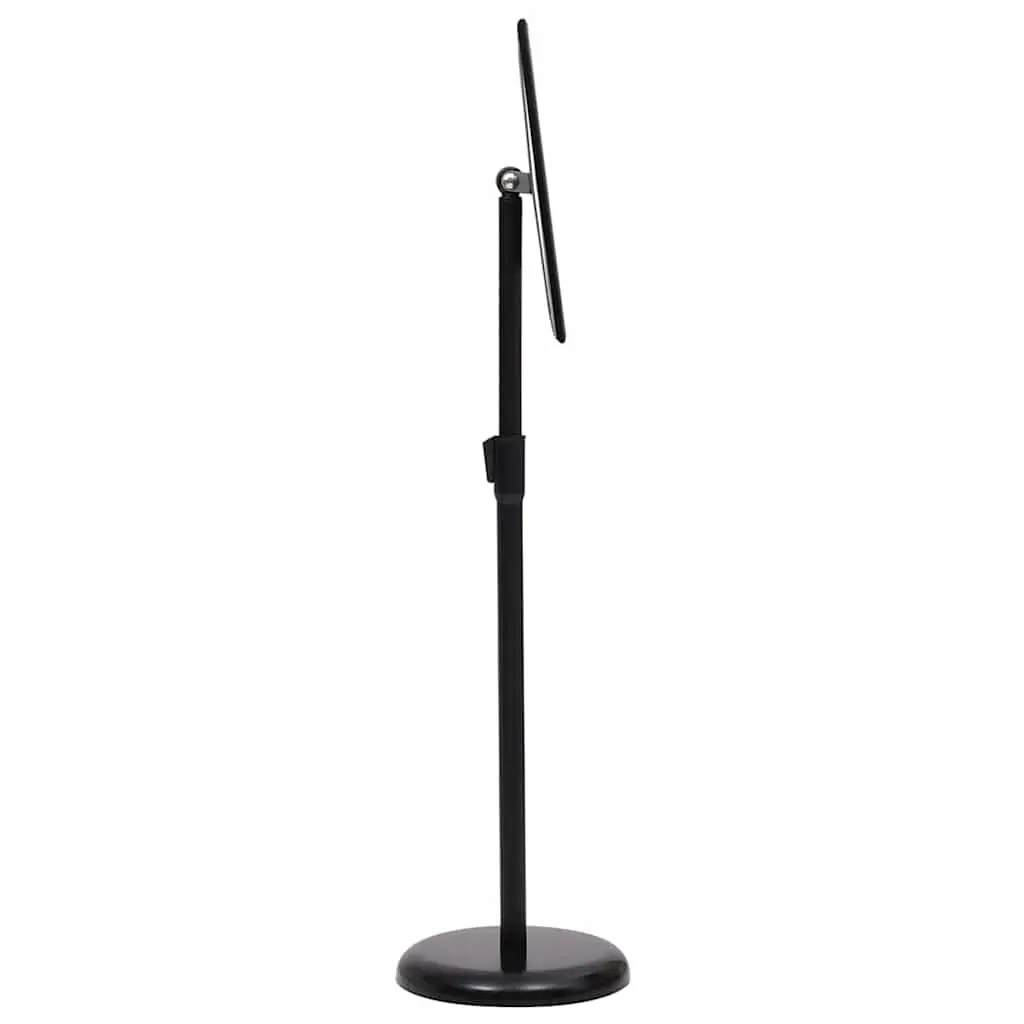 Poster Stand Black 45 x 32.7 x 108 cm Aluminium Frame Height Adjustable 2 Pieces