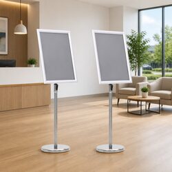 Your Go-To Silver Poster Stands for Any Setting