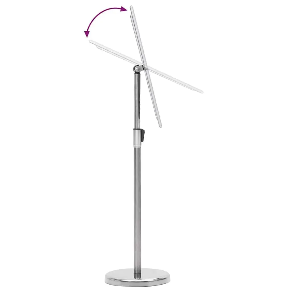 Poster Stand Silver Height Adjustable Rotatable Aluminum Frame 2 Pack