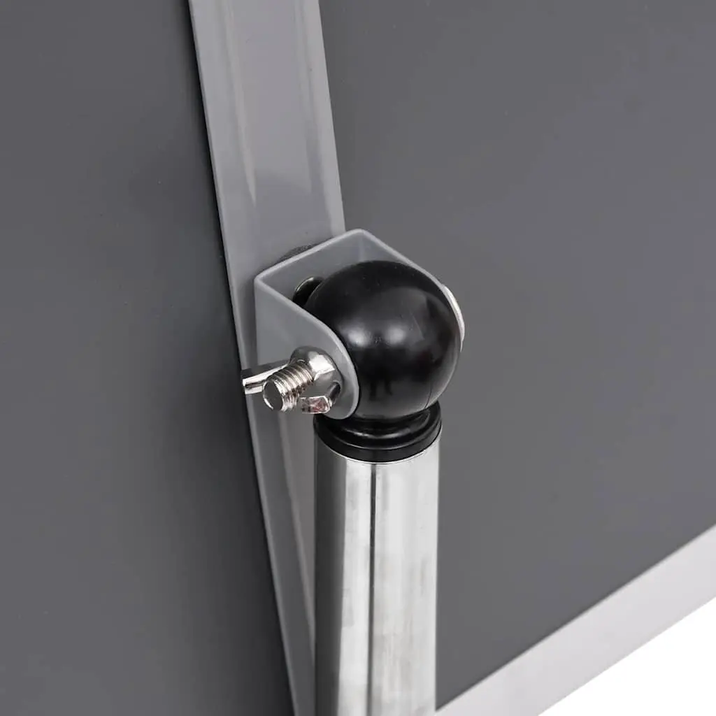 Poster Stand Silver Height Adjustable Rotatable Aluminum Frame 2 Pack