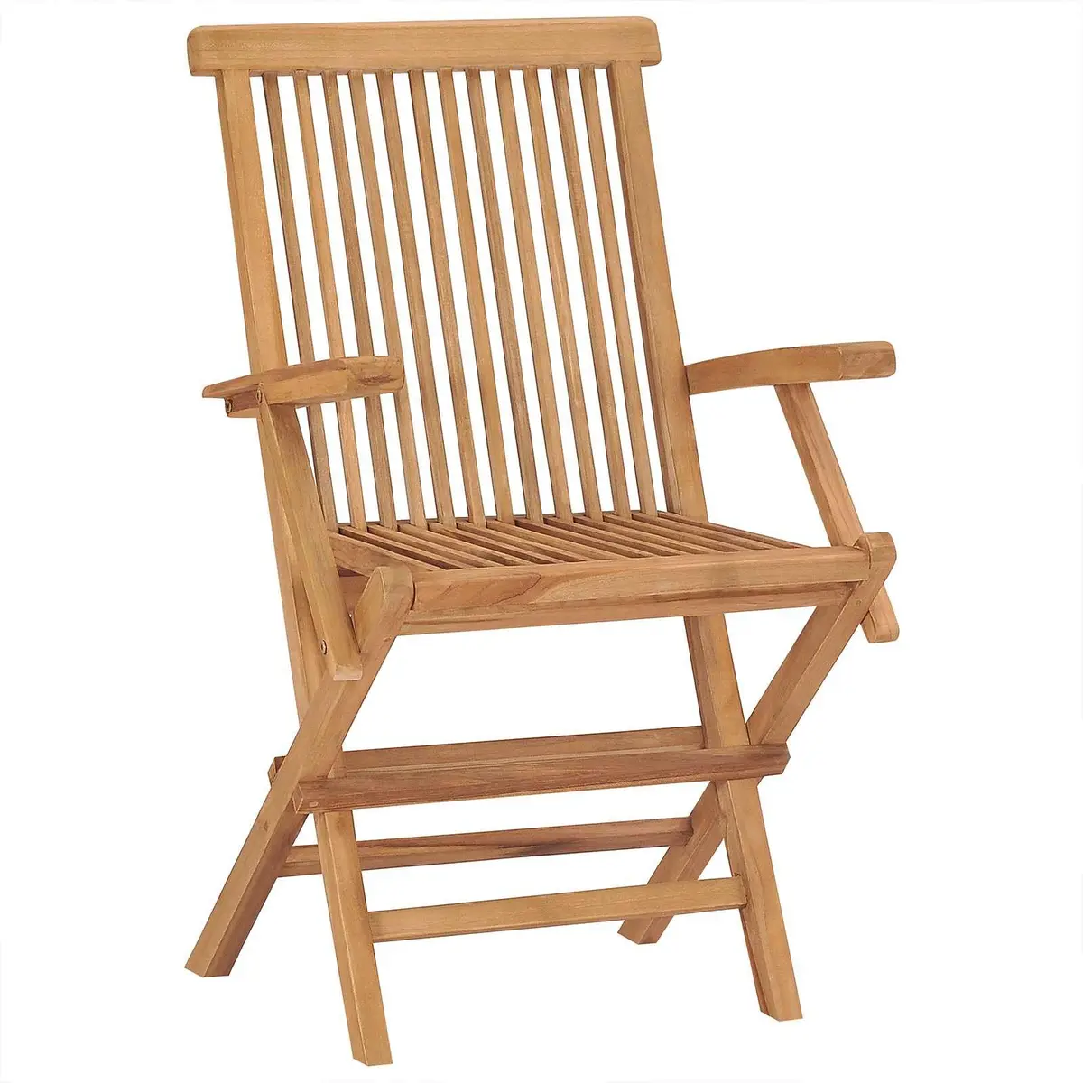 Garden Dining Set Brown 3 Piece Acacia Wood Outdoor Table Chairs Armrest