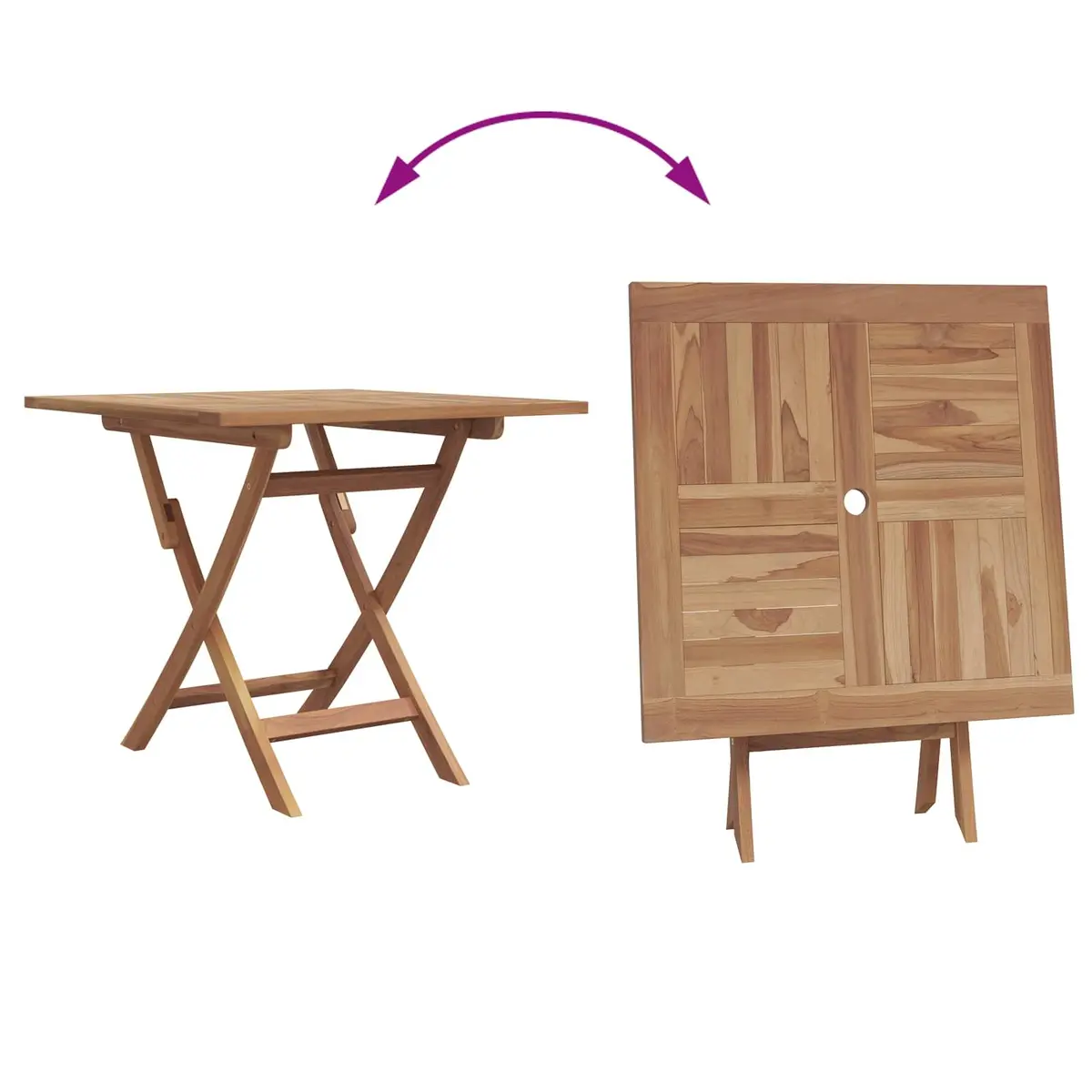 Garden Dining Set 3 Pieces Outdoor Furniture Brown Solid Acacia Wood Table