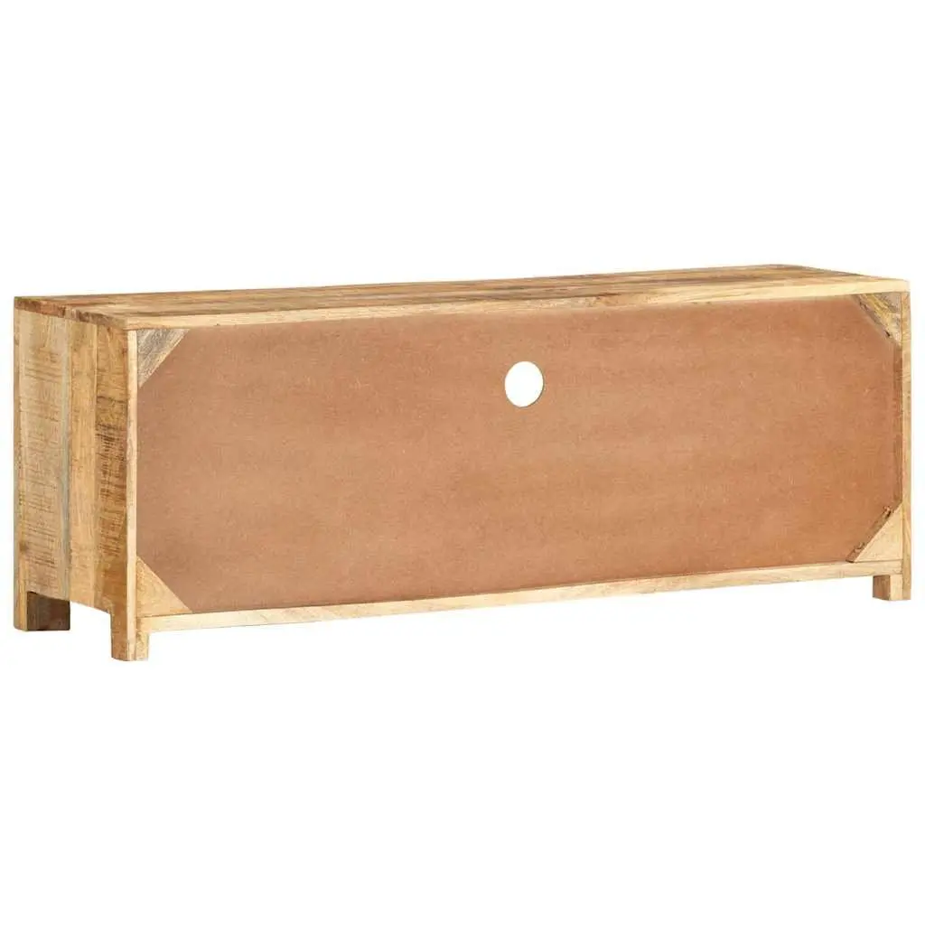 TV Cabinet Brown 110x30x40 cm Wooden Media Unit with Drawers Storage Compartment