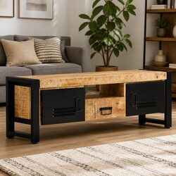 Compact TV Cabinet 120x30x40 cm for Organized Spaces