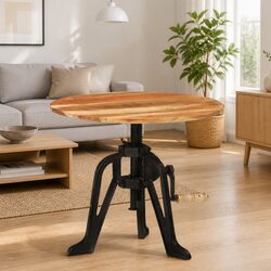 Concise and Stylish 60cm Adjustable Side Table