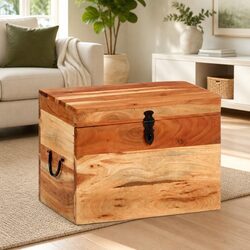 Acacia Wood Storage Chest – Your Perfect Home Organizer