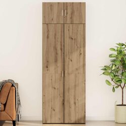 Brown Engineered Wood Shelving Units