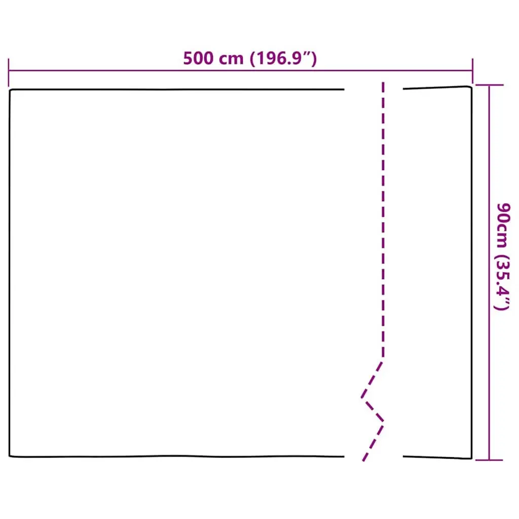 Self-Adhesive Window Film Grey Frosted 90 x 500 cm Privacy PVC Durable Smooth Surface