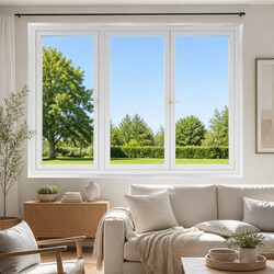 Frosted Self-Adhesive Window Film Grey 90x1000cm Privacy Glass Decor