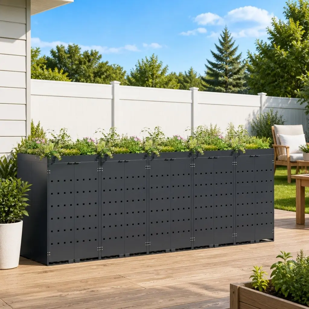 Wheelie Bin Storage Unit for Gardens