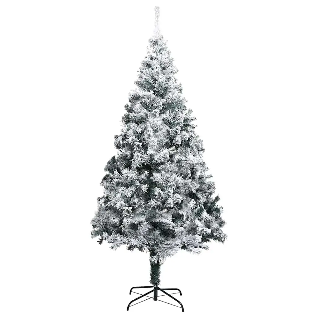 Artificial Christmas Tree Green 400cm Pre-lit Cone Shape Warm White LED Indoor Outdoor