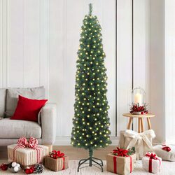 Compact 180cm Christmas Tree with 300 Warm White LEDs