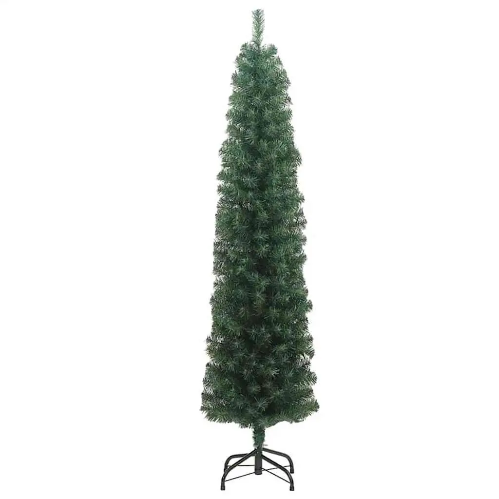 Artificial Christmas Tree Green 240cm Cone Shape 300 Warm White LEDs