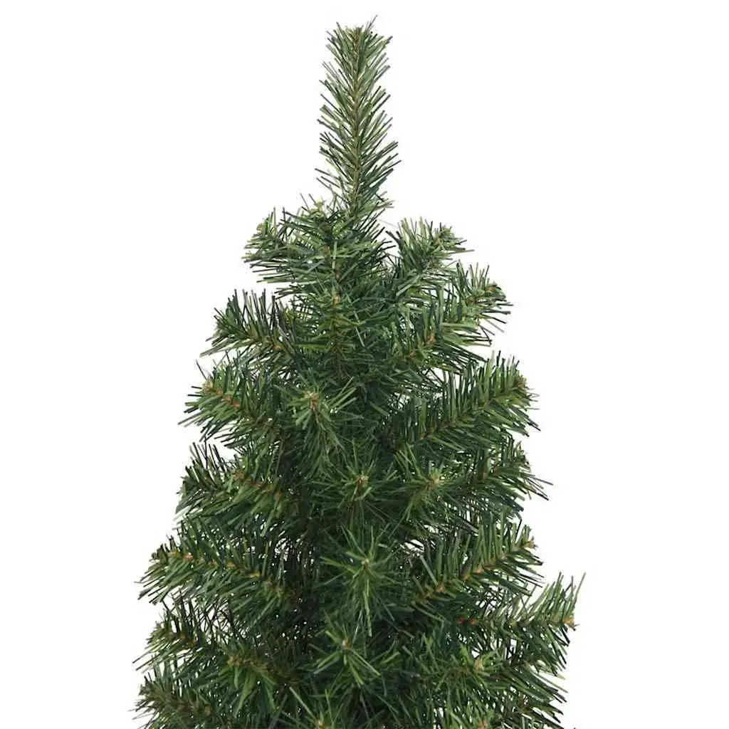 Artificial Christmas Tree Green 240cm Cone Shape 300 Warm White LEDs