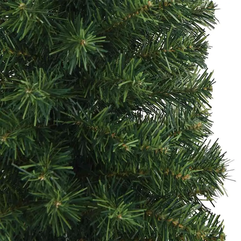 Artificial Christmas Tree Green 240cm Cone Shape 300 Warm White LEDs