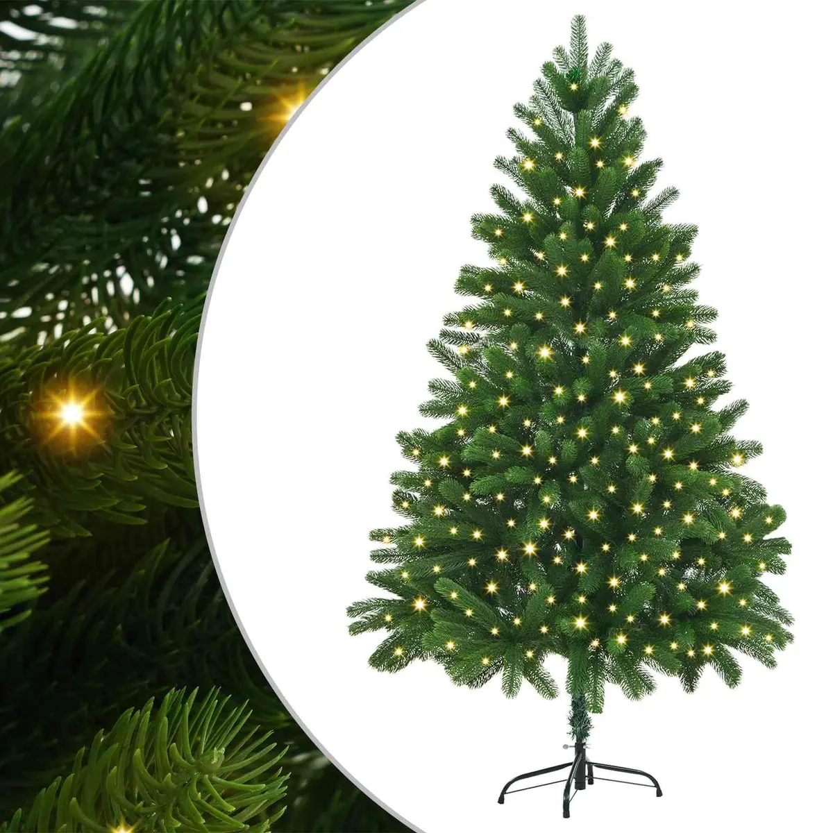 180cm Green Christmas Tree with 300 LED Lights