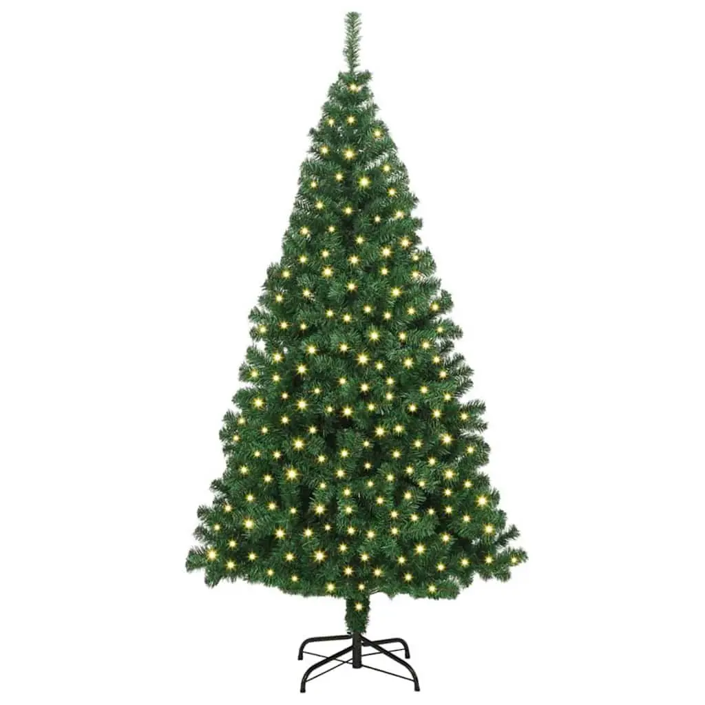 Artificial Christmas Tree Green 180cm Cone Shape Seasonal Decoration