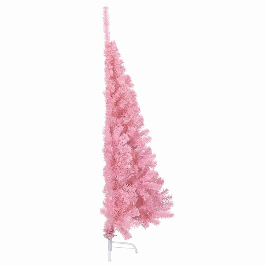 Artificial Christmas Tree Pink 120cm Pre-lit Cone Shaped LED