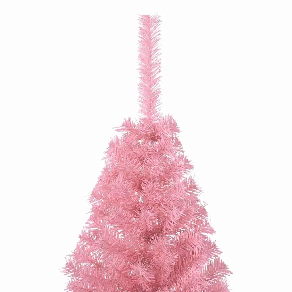 Artificial Christmas Tree Pink 120cm Pre-lit Cone Shaped LED