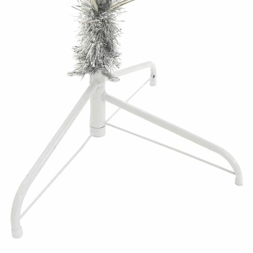 240cm Silver Christmas Tree with LED Lights