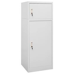 Compact Saddle Cabinet with Secure Lockable Doors