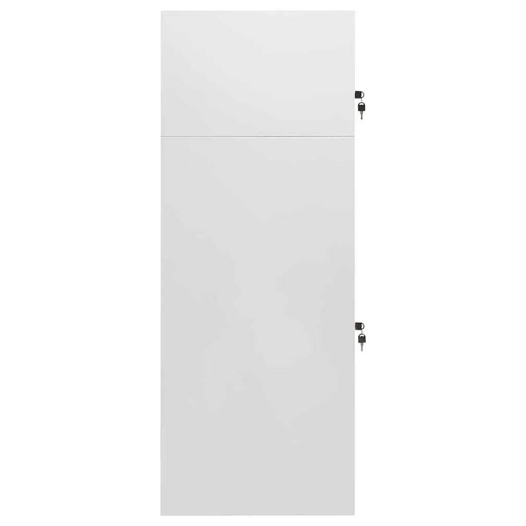 Saddle Cabinet Grey 53 x 53 x 140 cm Lockable Doors Equestrian Equipment Storage