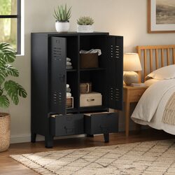 Anthracite Industrial Wardrobe: Stylish Storage Solution