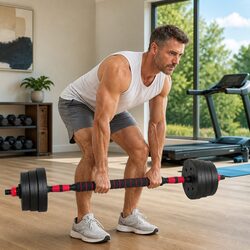 Compact 30kg Adjustable Dumbbell Set for Home Fitness