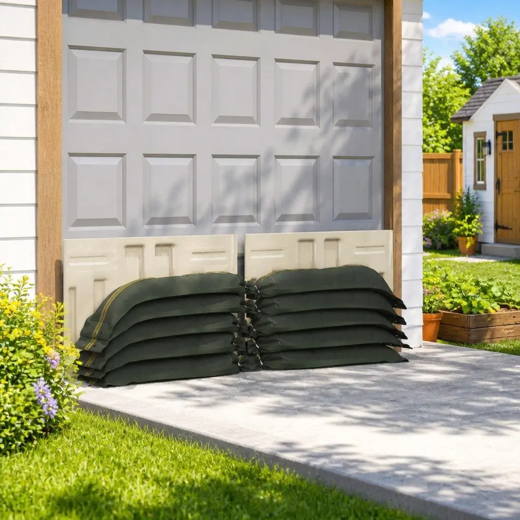 Industrial Sandbags Dark Green 100 x 25 cm Heavy Duty UV Treated