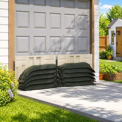 Compact and Durable Dark Green Sandbags - 10 Pack