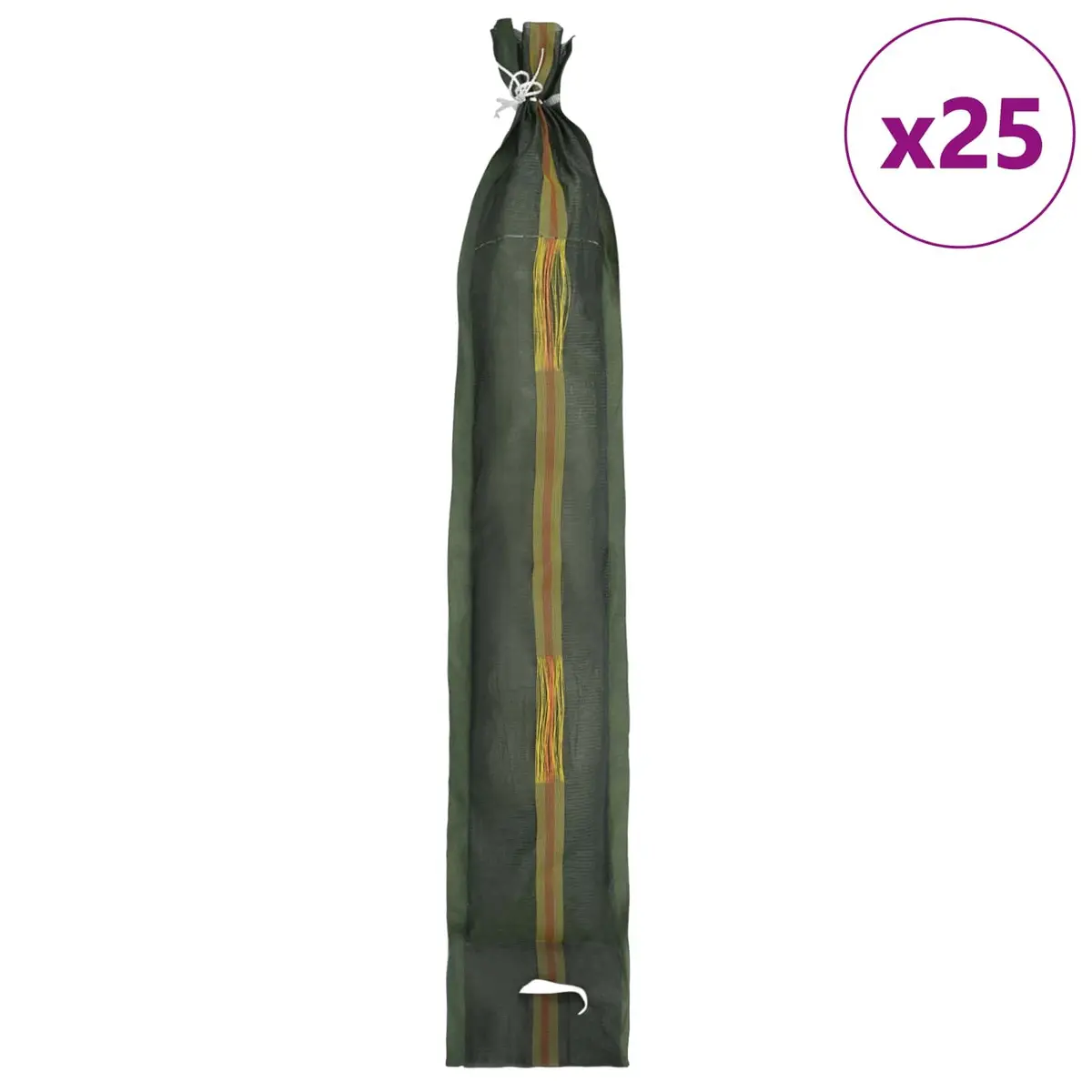 Industrial Sandbags 25 pcs Dark Green 100 x 25 cm Heavy Duty Outdoor