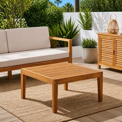 Outdoor Sectional Sofa Unit Garden Patio Furniture Modern Design Brown