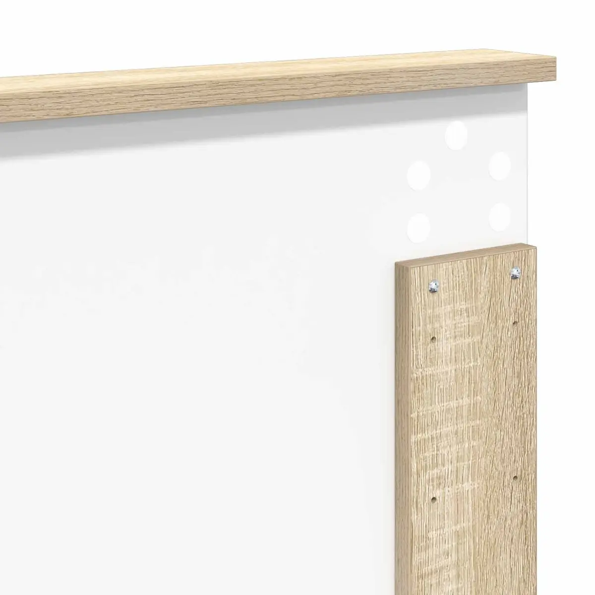Bed Frame Brown 150 x 200 cm Engineered Wood with Storage Drawer