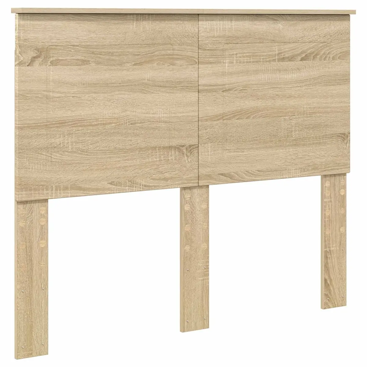 Bed Frame Sonoma Oak 135 x 190 cm Engineered Wood Storage Drawer Modern