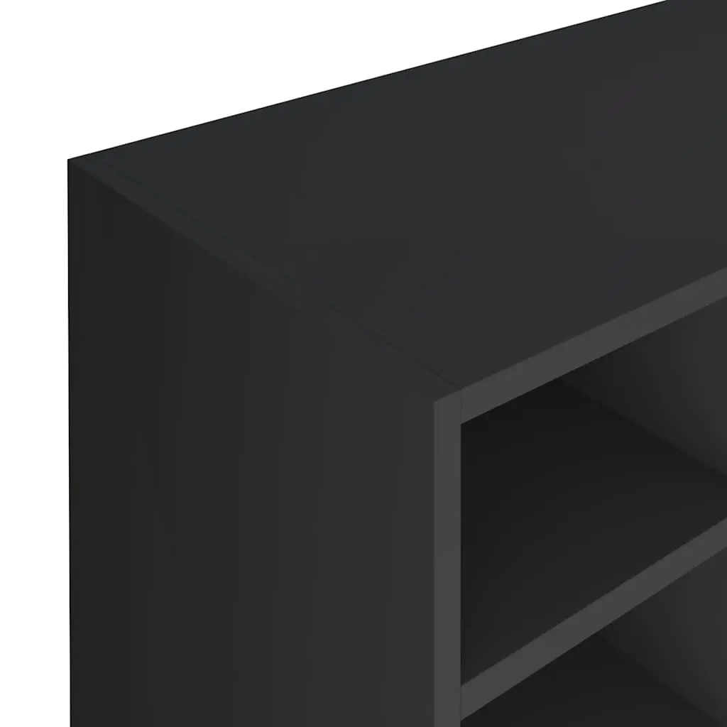 Shoe Rack Black 20 Compartments Wall Mount Organiser